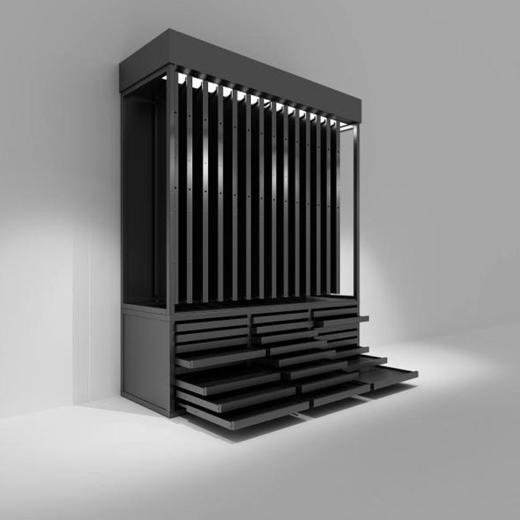 Pourquoi devriez-vous choisir une étagère de présentation verticale en céramique avec revêtement métallique pour votre magasin