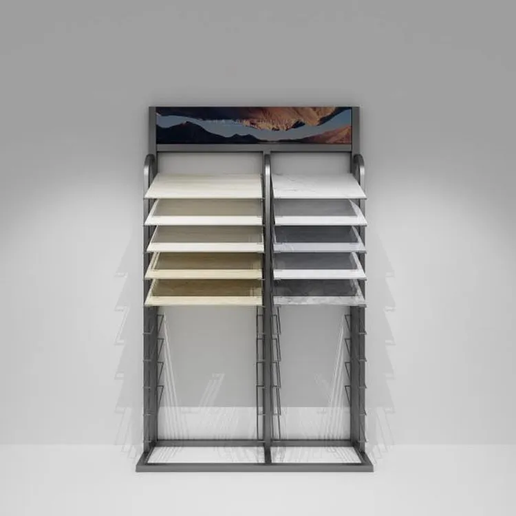 Qu'est-ce qui rend un présentoir d'échantillons de pierre sur pied essentiel pour les salles d'exposition modernes ?