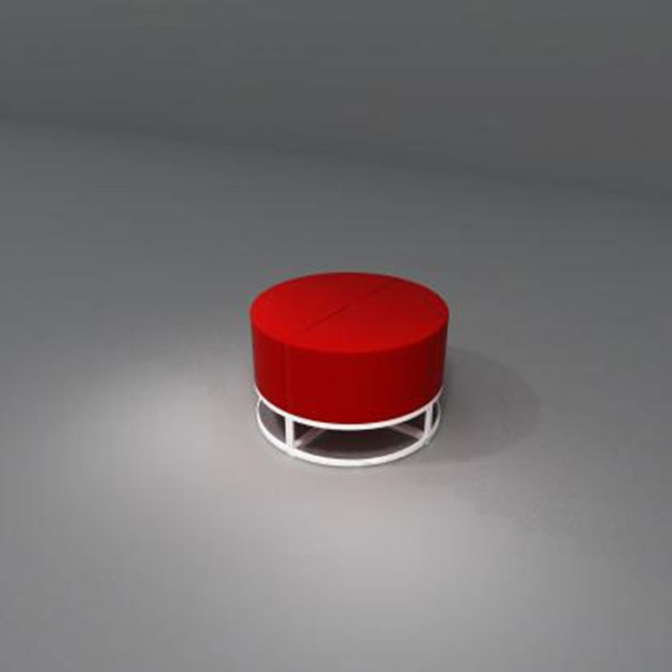 tabouret de repos rembourré avec rangement